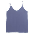 ZARA Womens Vest Blue Sleeveless XS