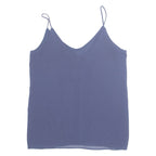 ZARA Womens Vest Blue Sleeveless XS