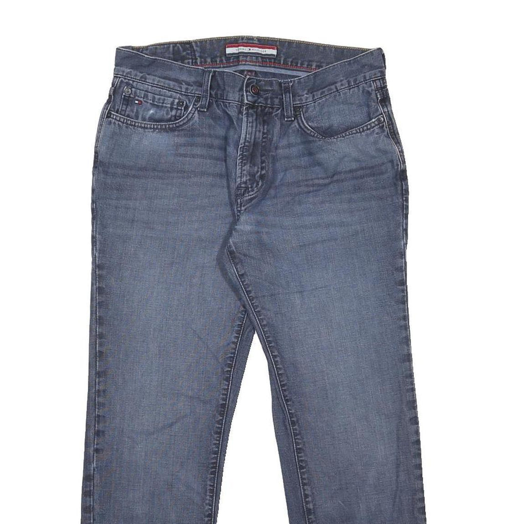TOMMY HILFIGER Mens Jeans Blue Regular Straight Denim Medium W32 L27 Classic