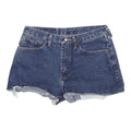 WRANGLER Womens Denim Blue Casual Cut-Off Shorts M W32 Summer Festival