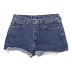 WRANGLER Womens Denim Blue Casual Cut-Off Shorts M W32 Summer Festival