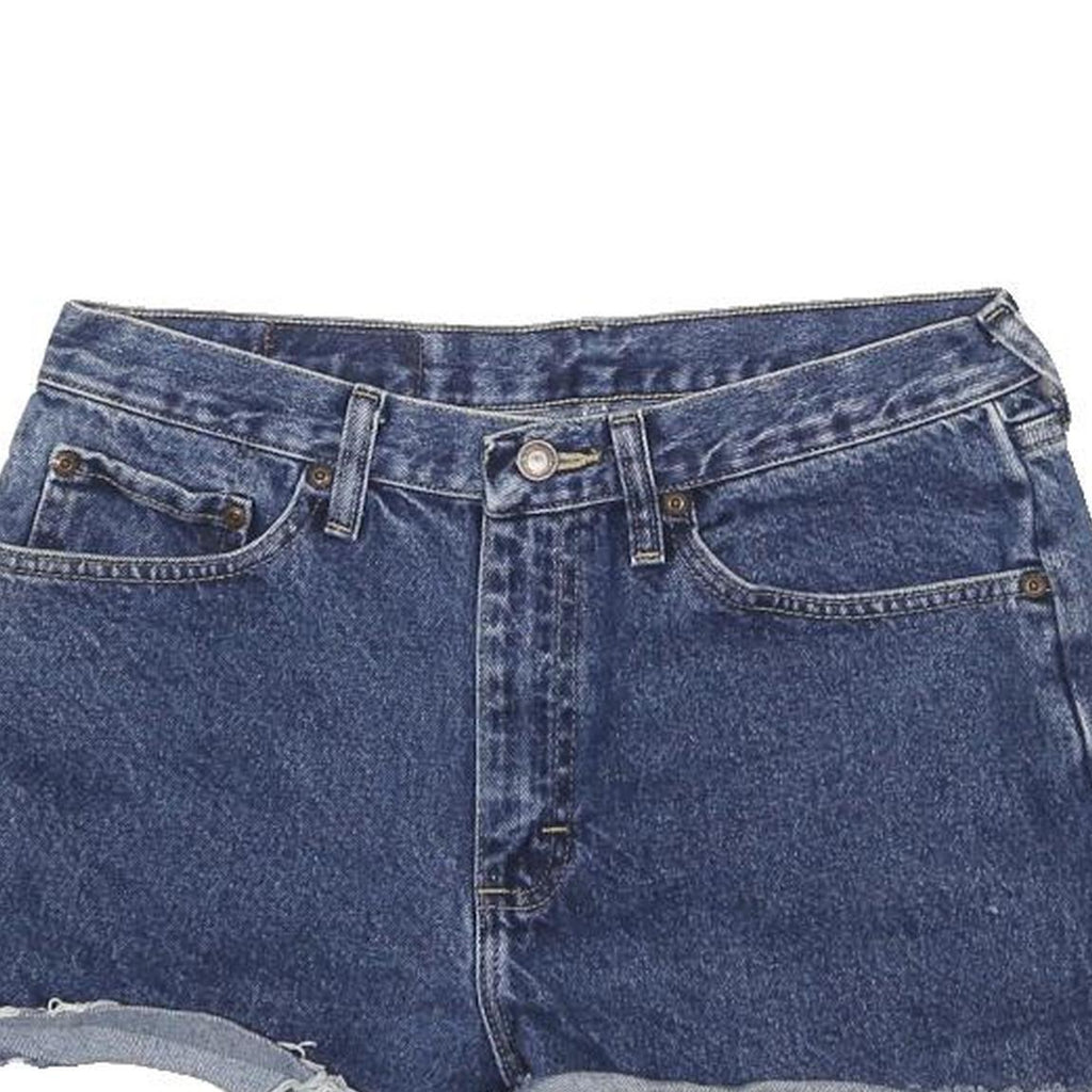 WRANGLER Womens Denim Blue Casual Cut-Off Shorts M W32 Summer Festival