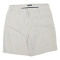 NAUTICA Mens Shorts White Casual XL W36 Classic Cotton Blend