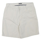 NAUTICA Mens Shorts White Casual XL W36 Classic Cotton Blend
