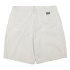 NAUTICA Mens Shorts White Casual XL W36 Classic Cotton Blend