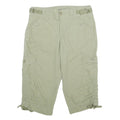 FRENCH CUFF Womens Shorts Beige Casual Cotton Blend UK 10 W32 Cargo Style