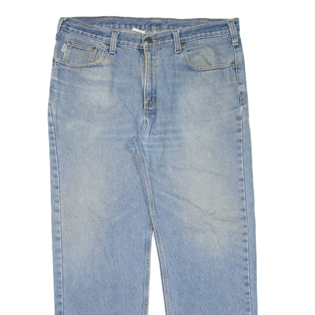 CARHARTT Workwear Mens Jeans Blue Relaxed Straight W38 L30
