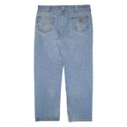 CARHARTT Workwear Mens Jeans Blue Relaxed Straight W38 L30