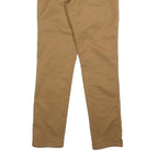 CARHARTT Mens Slim Fit Brown Cotton Blend Trousers W31 L32 Casual Workwear
