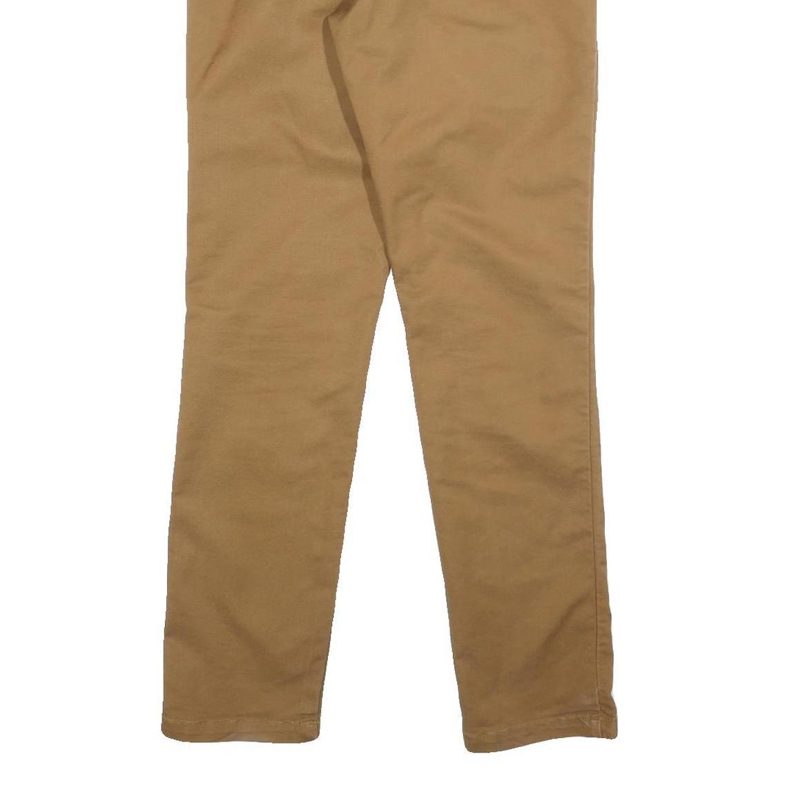 CARHARTT Mens Slim Fit Brown Cotton Blend Trousers W31 L32 Casual Workwear