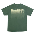 CHAMPION Sacramento State Hornets Mens T-Shirt Green USA M