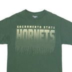 CHAMPION Sacramento State Hornets Mens T-Shirt Green USA M