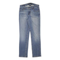 LEVI'S Womens Slim Blue Denim Medium Jeans W26 L27 Stretch Cotton Blend Zip