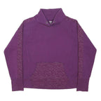 FILA Womens Purple Crew Neck L Cotton Blend Sweatshirt Pullover Casual Wear