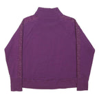 FILA Womens Purple Crew Neck L Cotton Blend Sweatshirt Pullover Casual Wear
