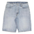 LEVI'S Mens Denim Shorts Blue L W34 Casual Cotton Classic Fit Distressed