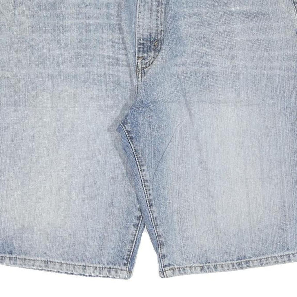 LEVI'S Mens Denim Shorts Blue L W34 Casual Cotton Classic Fit Distressed