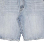 LEVI'S Mens Denim Shorts Blue L W34 Casual Cotton Classic Fit Distressed