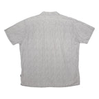 PATAGONIA Mens Grey Shirt XL Cotton Blend Casual Short Sleeve Patterned