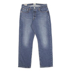 LEVI'S 501C Big E Womens Jeans Blue Regular Straight Denim Medium W32 L30