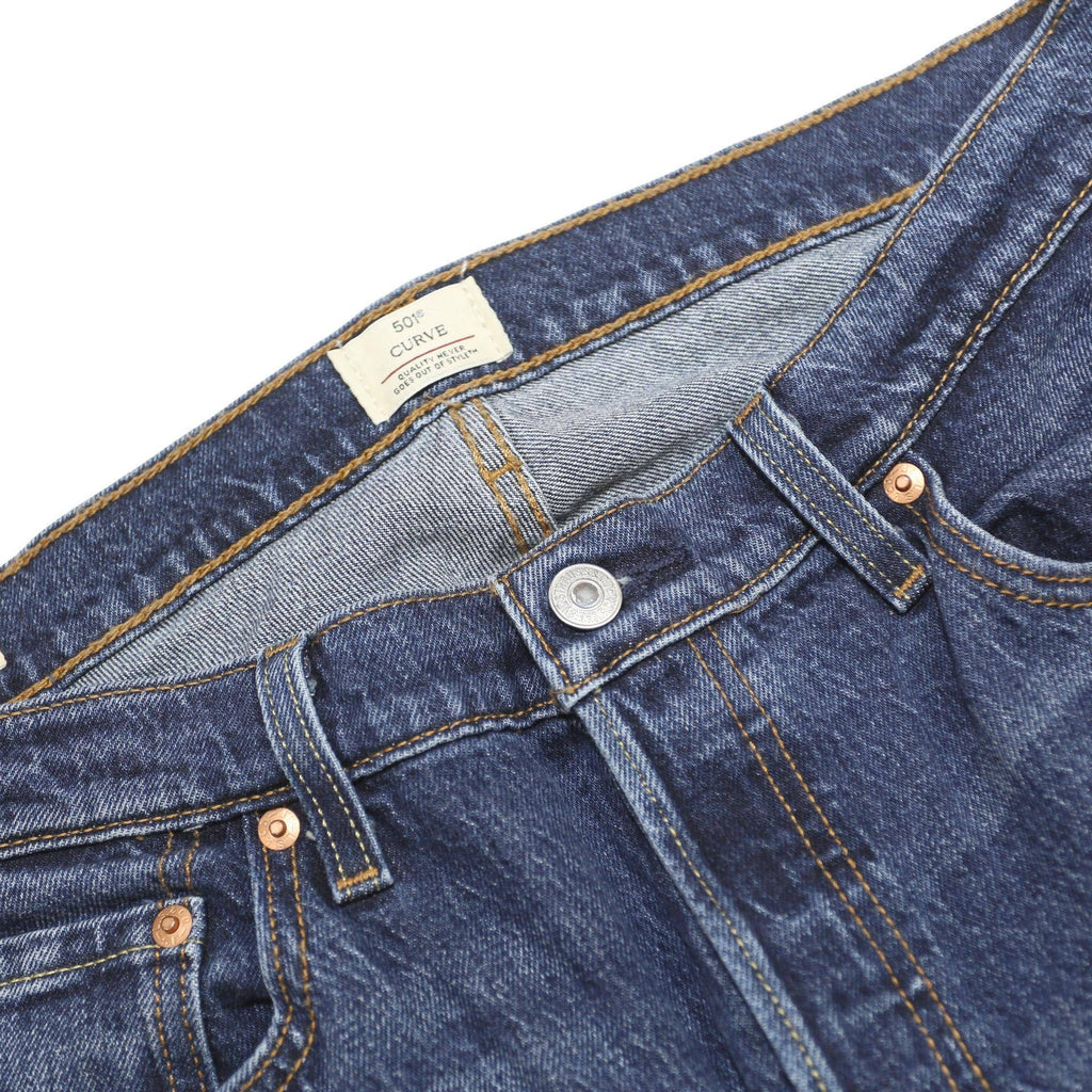 LEVI'S 501C Big E Womens Jeans Blue Regular Straight Denim Medium W32 L30