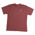 CHAMPION Mens Maroon Graphic T-Shirt 2XL Short Sleeve Crew Neck Cotton Comfort