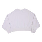 NIKE Womens Purple Crew Neck XL Cotton Blend Sweatshirt Cropped Casual