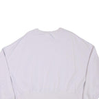 NIKE Womens Purple Crew Neck XL Cotton Blend Sweatshirt Cropped Casual