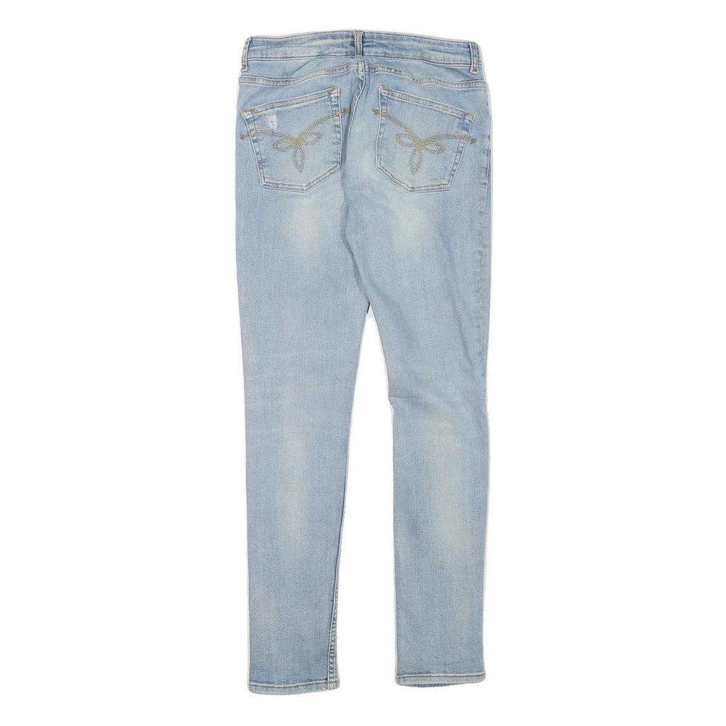 TED BAKER Womens Jeans Light Blue Slim Skinny Denim Stone Wash W28 L28 Stylish