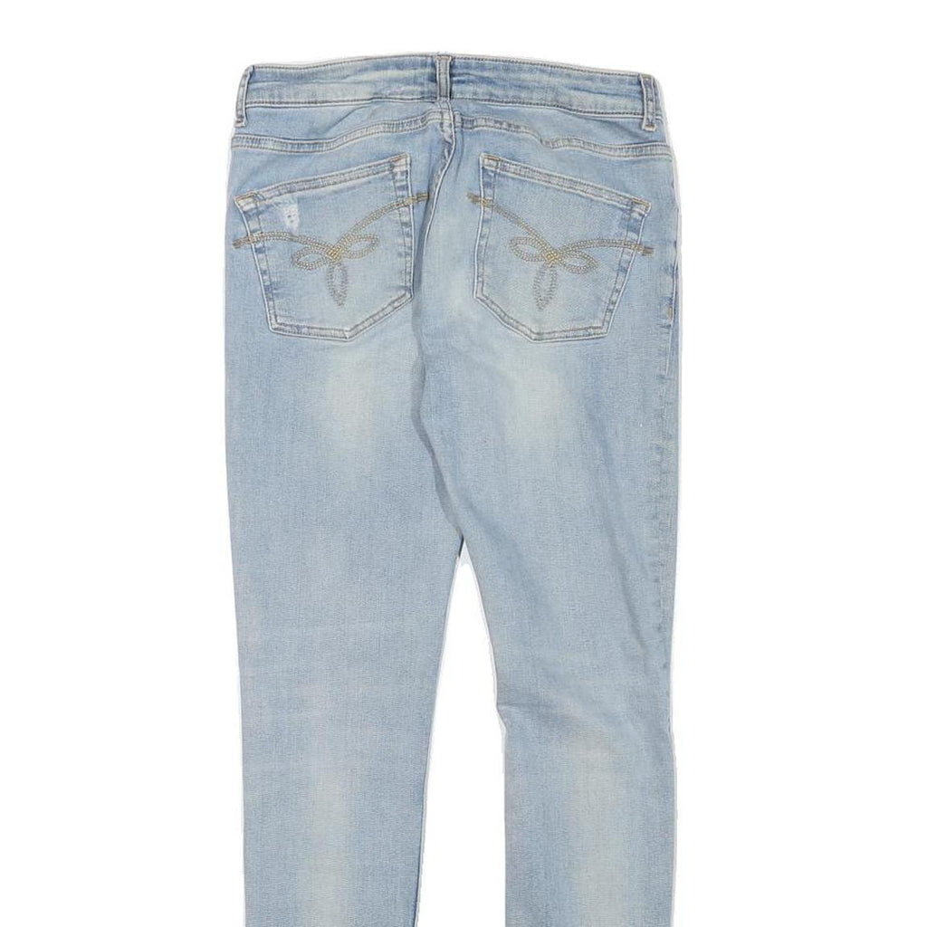 TED BAKER Womens Jeans Light Blue Slim Skinny Denim Stone Wash W28 L28 Stylish