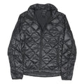 THE NORTH FACE Womens Black Quilted Jacket L Polyester Blend Zip Outdoor Warm