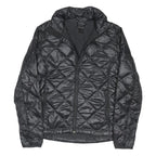 THE NORTH FACE Womens Black Quilted Jacket L Polyester Blend Zip Outdoor Warm