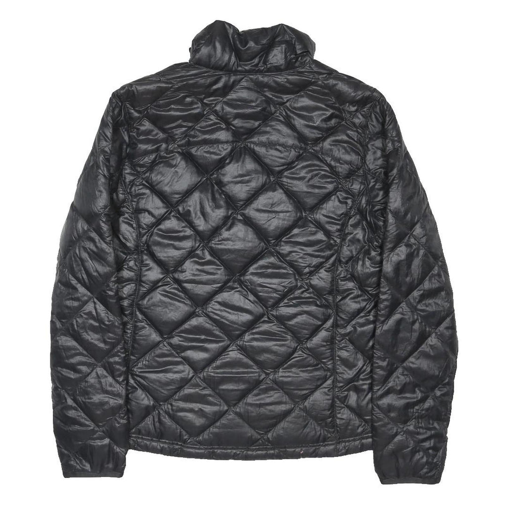 THE NORTH FACE Womens Black Quilted Jacket L Polyester Blend Zip Outdoor Warm