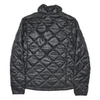 THE NORTH FACE Womens Black Quilted Jacket L Polyester Blend Zip Outdoor Warm