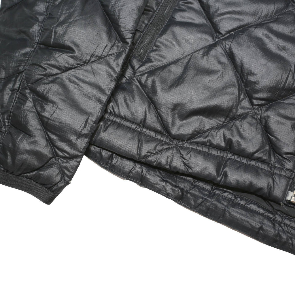 THE NORTH FACE Womens Black Quilted Jacket L Polyester Blend Zip Outdoor Warm