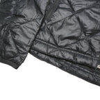 THE NORTH FACE Womens Black Quilted Jacket L Polyester Blend Zip Outdoor Warm