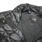 THE NORTH FACE Womens Black Quilted Jacket L Polyester Blend Zip Outdoor Warm
