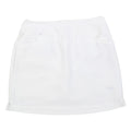 ADIDAS Womens White Short Polyester Blend Mini Skort Casual Sport Tennis Wear S