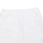 ADIDAS Womens White Short Polyester Blend Mini Skort Casual Sport Tennis Wear S
