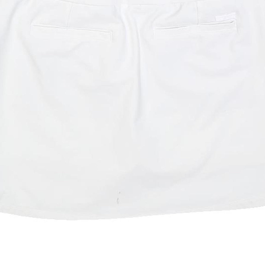 ADIDAS Womens White Short Polyester Blend Mini Skort Casual Sport Tennis Wear S