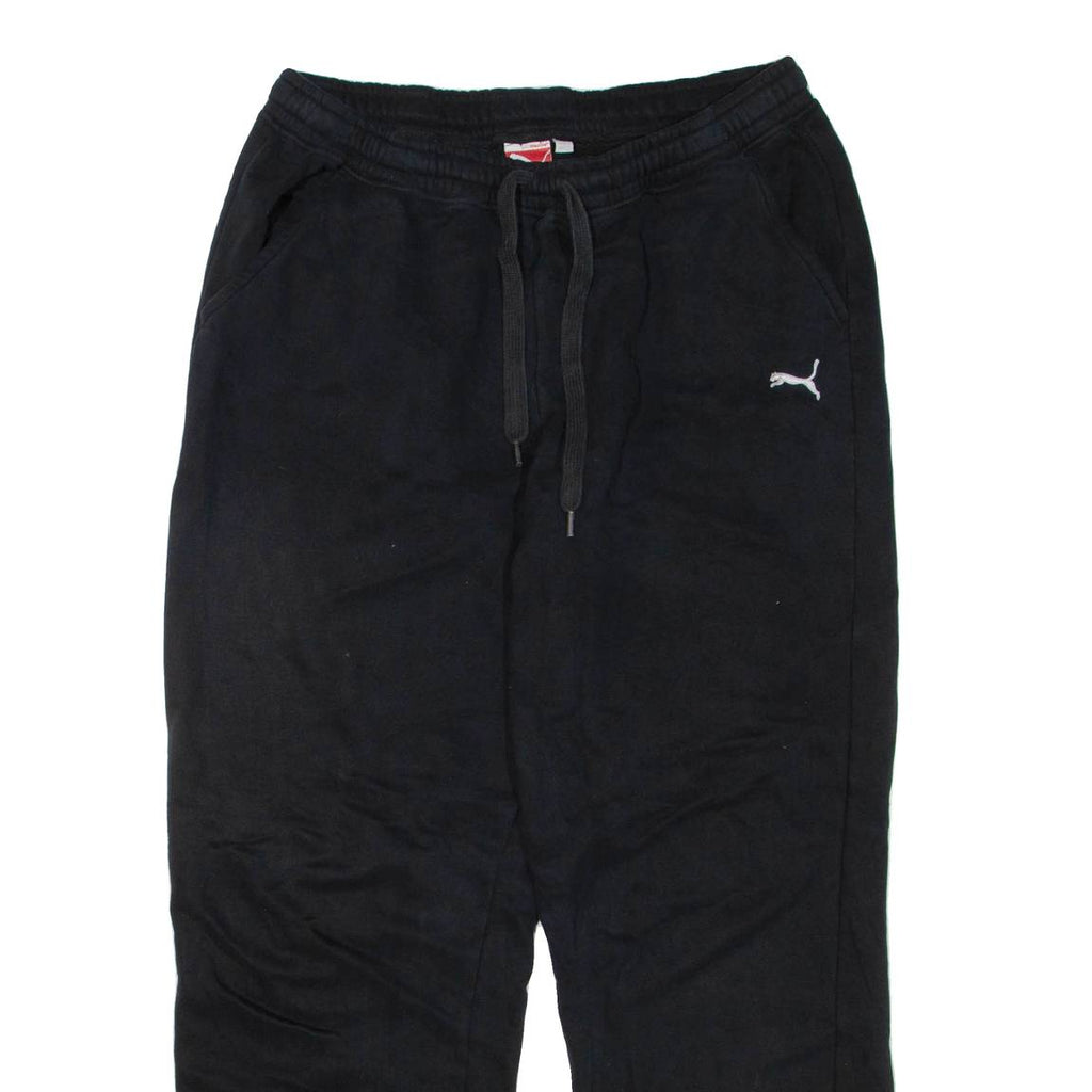 PUMA Mens Sweatpants Black Straight L W32 L30
