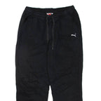 PUMA Mens Sweatpants Black Straight L W32 L30