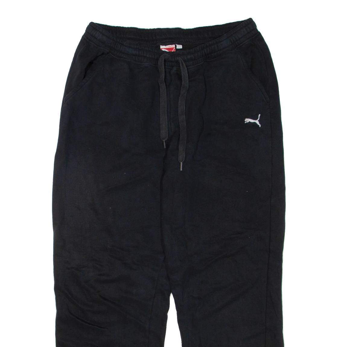 PUMA Mens Sweatpants Black Straight L W32 L30