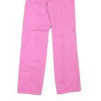 WRANGLER Womens Pink Regular Straight Denim Jeans W24 L29 Classic Fit Zip