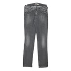 LEVI'S Womens Jeans Grey Slim Skinny Denim Medium W27 L30 Stylish Casual
