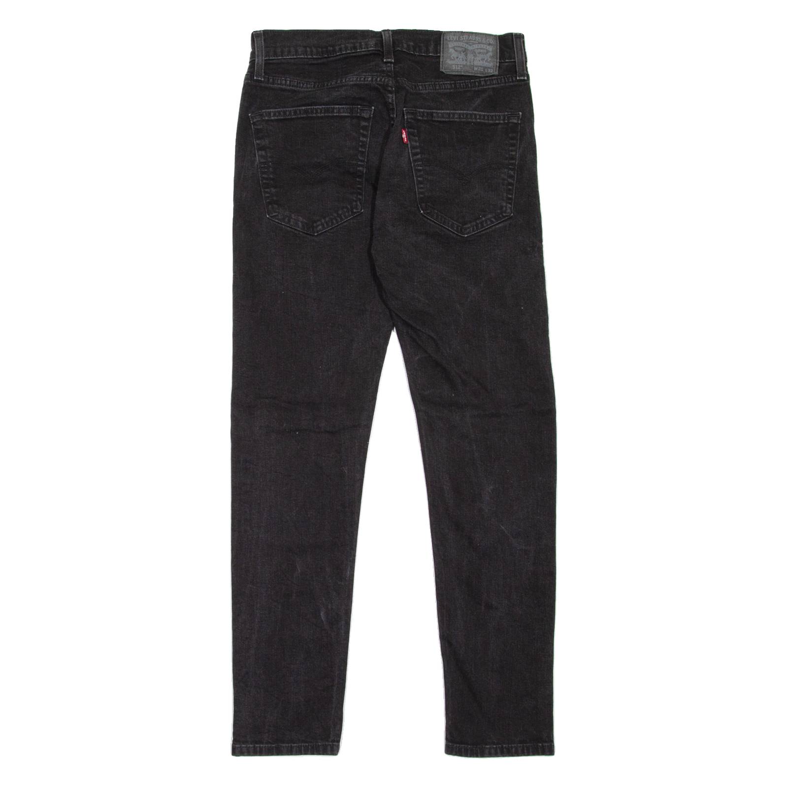 LEVI'S 512 Jeans Mens Black Slim Tapered W31 L29