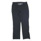 COLUMBIA Womens Cotton Blend Black Regular Zip Trousers W30 L30 Outdoor Hiking