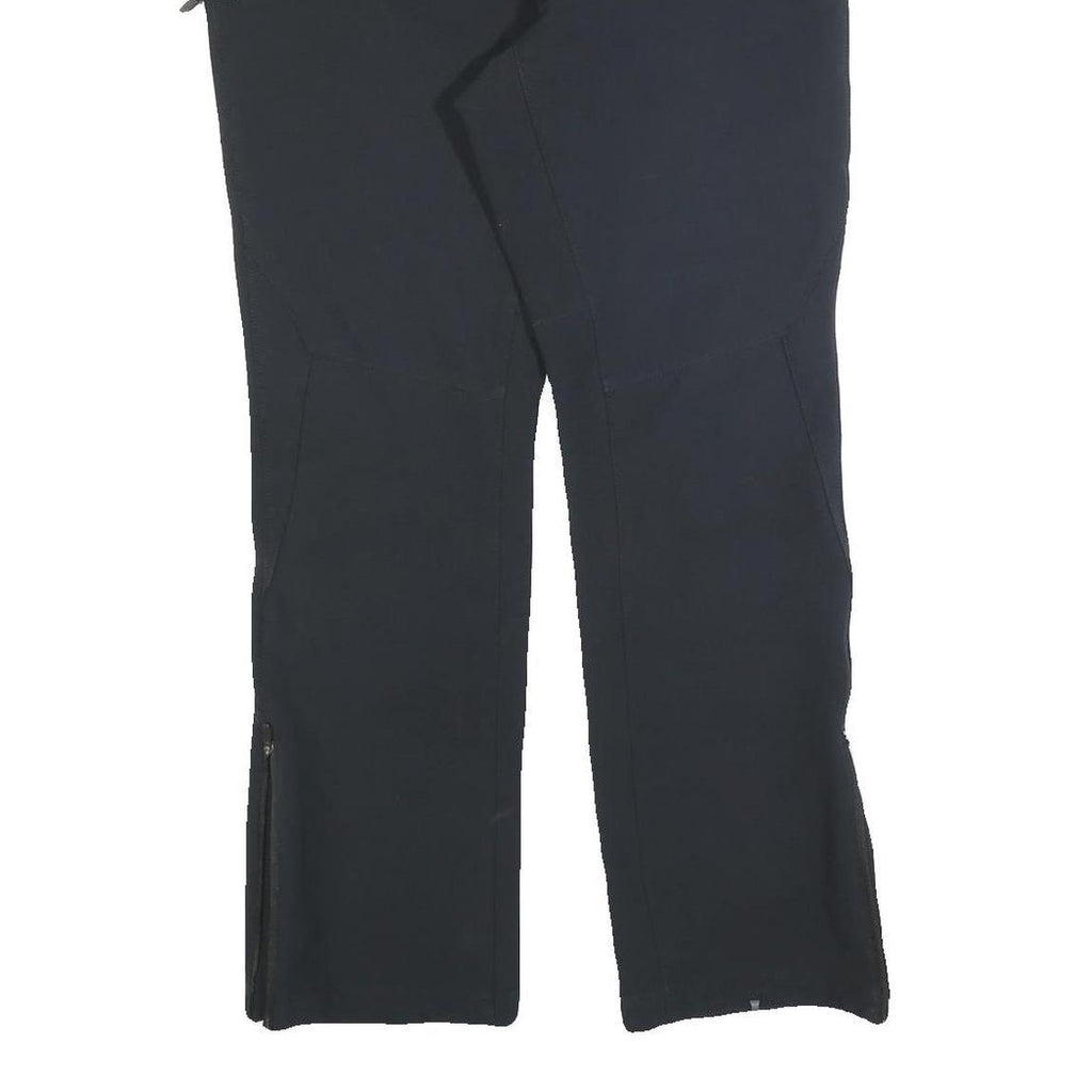 COLUMBIA Womens Cotton Blend Black Regular Zip Trousers W30 L30 Outdoor Hiking