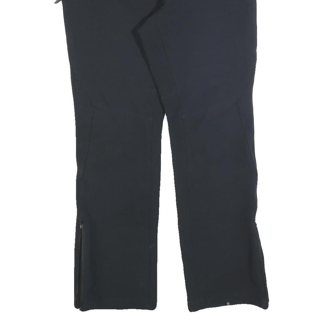 COLUMBIA Womens Cotton Blend Black Regular Zip Trousers W30 L30 Outdoor Hiking