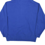 CAMPUS DRIVE Mens Blue Air Force Pullover Hoodie L Cotton Blend